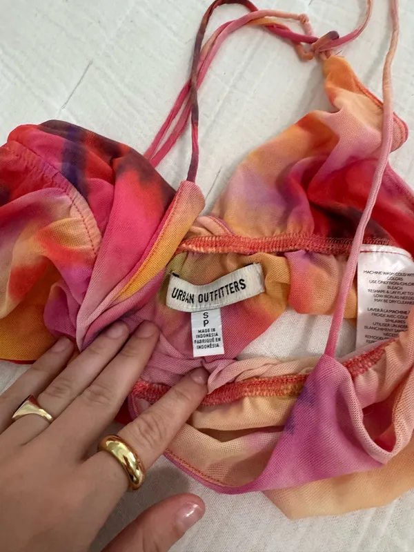 Urban Outfitters Tie Crop Top - Image 2