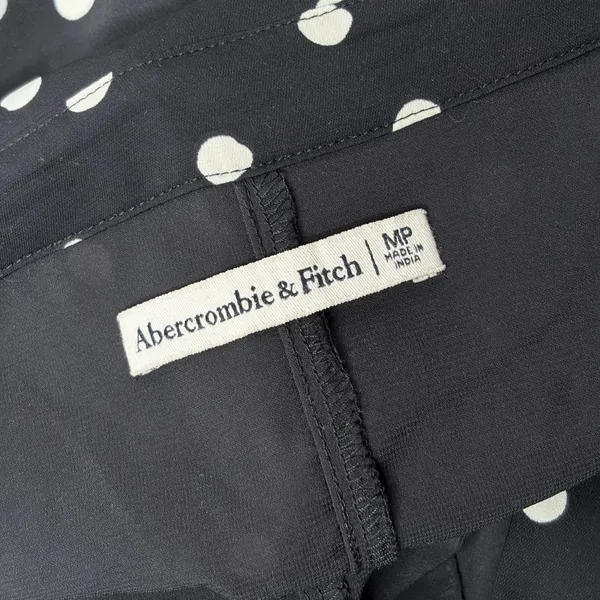 Abercrombie & Fitch Black Polka Dot Mini Dress - Image 3