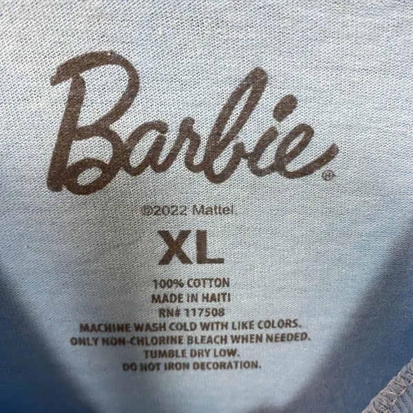 Barbie Together We Shine Blue T-Shirt XL - Image 5