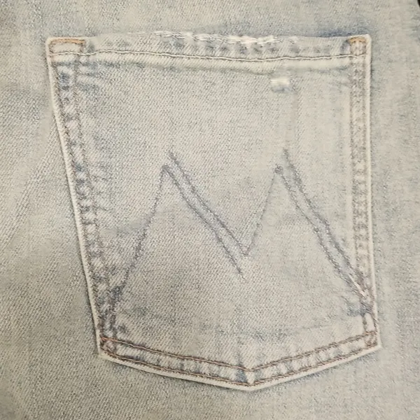 💕MOTHER SUPERIOR💕 Scrapper Ankle Jeans Light Wash Rigid Wild Calling 28 NWOT - Image 14