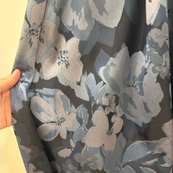 Alex Evenings Navy Floral A Line Mother of the Groom/Bride Dress - Image 5