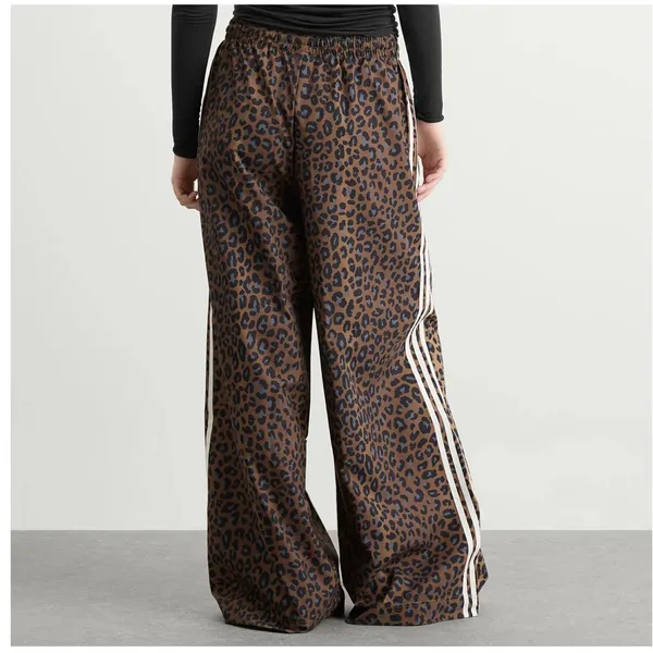 ADIDAS leopard printed oversized track pants - Image 5