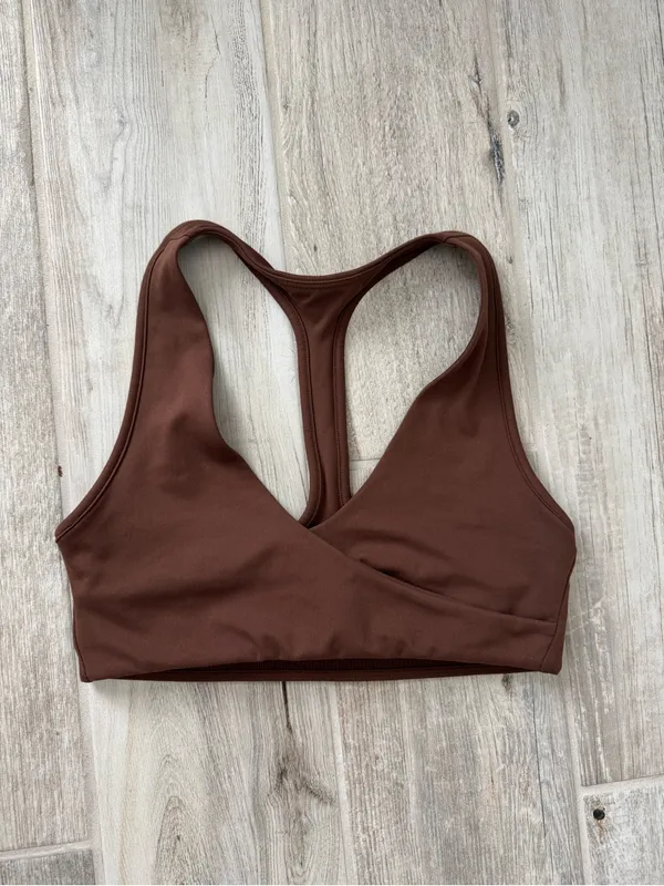 437 Women’s Brown Sports Bra Small - Image 8
