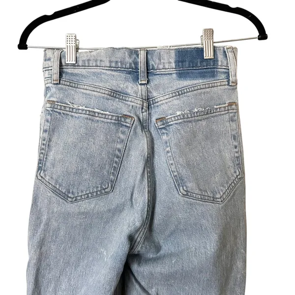 ABERCROMBIE & FITCH Ultra High Rise 90s Straight‎ Denim 26/2R - Image 4