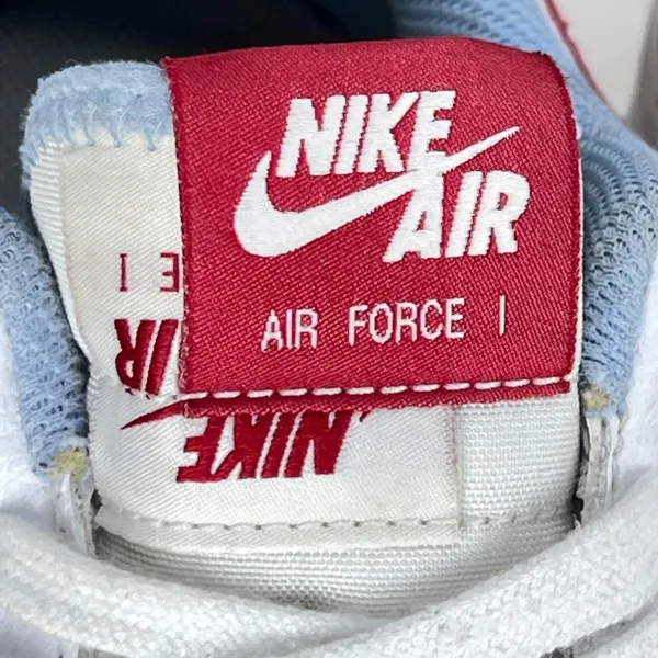 Nike Air Force 1 Shadow White University Red Sneakers CI0919-108 Womens 7 - Image 9