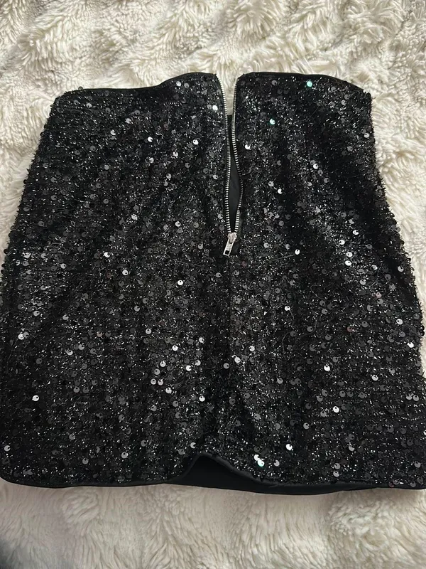 sparkly skirt Black - Image 2