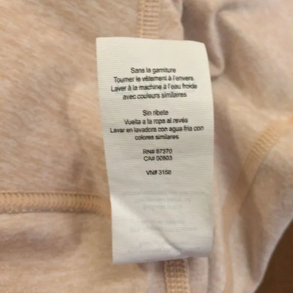 Alo high waisted leggings blush color xxs - Image 9