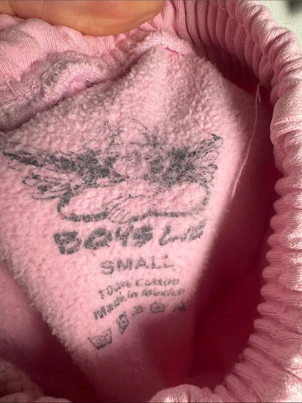 Boys Lie Classic V2 Sweatpants in Baby Pink S - Image 6