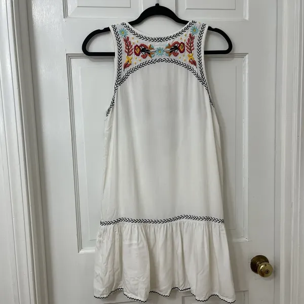 Lovers + Friends Embroidered Sz S Boho Festival Beachy Floral Cottagecore Hippie - Image 4