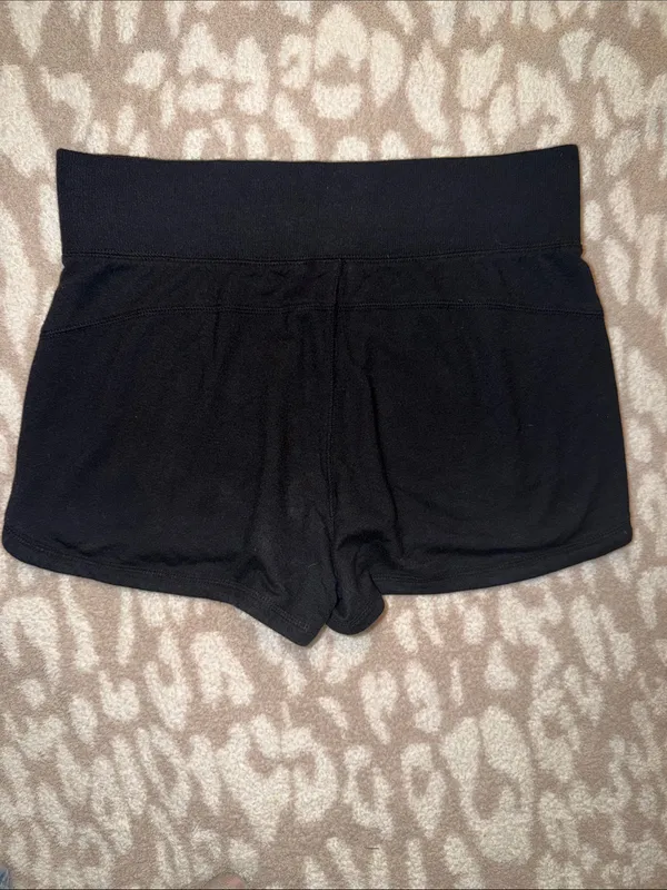 Athleta Black Mid-Rise Lounge Shorts - Image 3