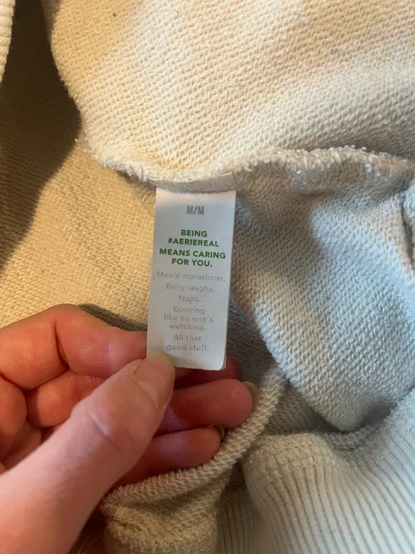 Aerie House Party Sweatshirt V-Neck Oversized - Image 6