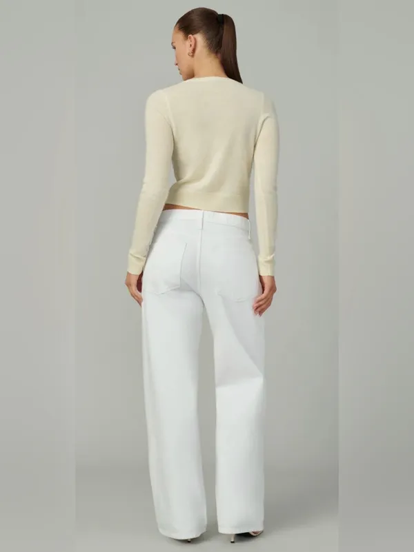 Joe's Jeans NWT The Ryan Low Slung Baggy White Wide-Leg Jeans Size 25 - Image 2