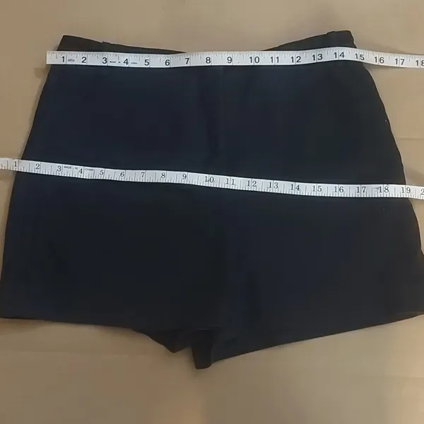 Zara Basic Navy Short M Classic Preppy Nautical Academia Minimalist Slow Fashion - Image 5