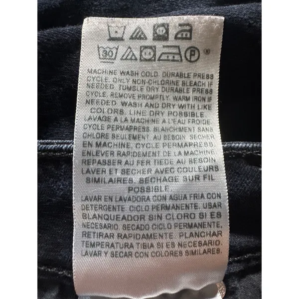 Levi's 512 Skinny Jeans Dark Wash Stretch Denim Classic Style Size‎ 24 - Image 10