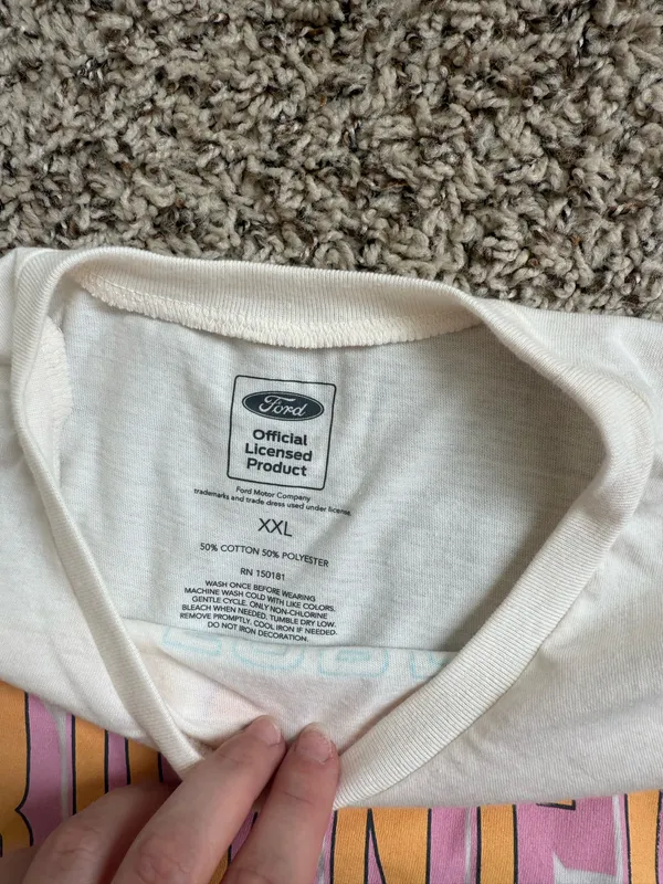 Bronco tshirt White Size XXL - Image 2