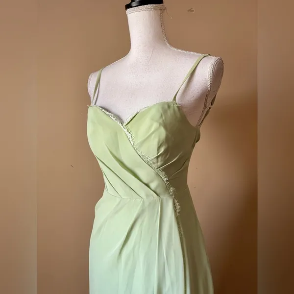 AZAZIE | Sage Green Cocktail Gown Sz XS - Image 8