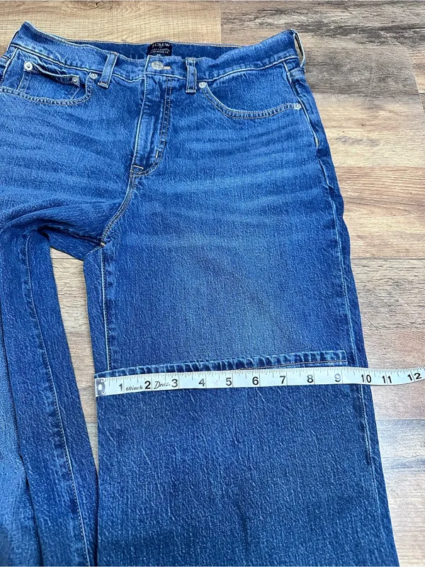 J. Crew Wide-Leg High-Rise Jeans in Deep Blue Wash - Image 4