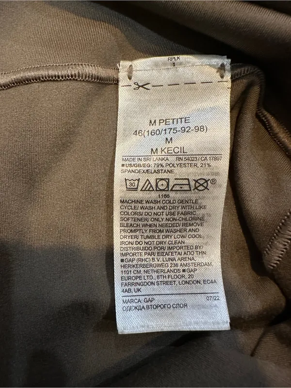 GAP Taupe Boot Cut & Flare Active Leggings - Image 7