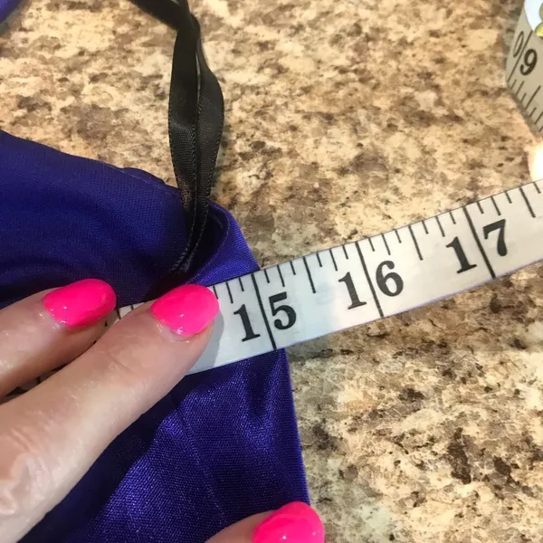 Deb Purple Spaghetti Strap Formal Dress Medium - Image 8