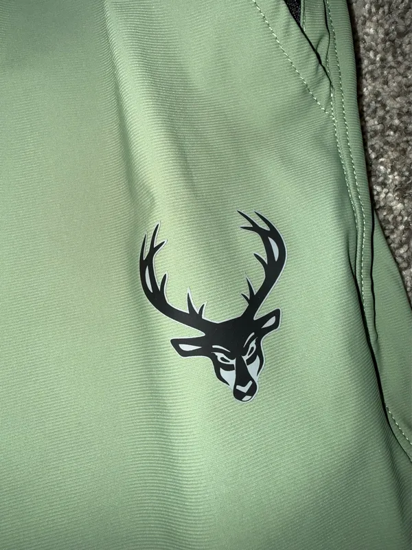 Bucked Up Men's Athletic Utility Joggers with Zippered Cuffs - Sage Green - Image 3