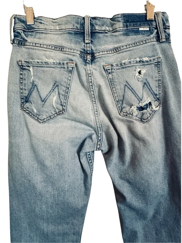 MOTHER Superior The Tomcat The Confession Distressed Women’s Size 29 High Rise - Image 7