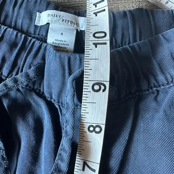 Anthropologie Daily/Ritual 100% lyocell joggers navy 4 - Image 7