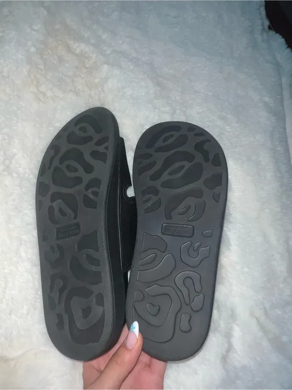 Alexander McQueen Hybrid Slide in Black/Silver - Image 5
