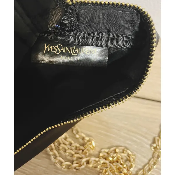 Yves Saint Laurent Makeup Cosmetic Case Purse Pouch Shoulder Bag - Image 7