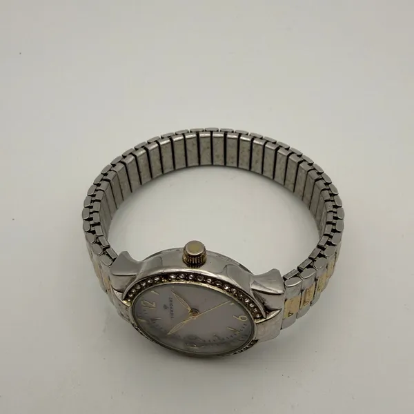 Elegant Viewpoint by Timex Two-Tone Crystal Women's Watch Working - Image 3