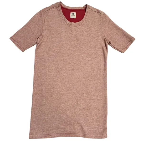 Southern Proper‎ Womens T-Shirt Dress Rose Pink Marled Knit Short Sleeve Small - Image 2