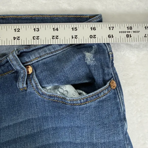 Rock & Republic Kasandra Bootcut Jeans Womens 16M Medium Wash Distressed R010315 - Image 5