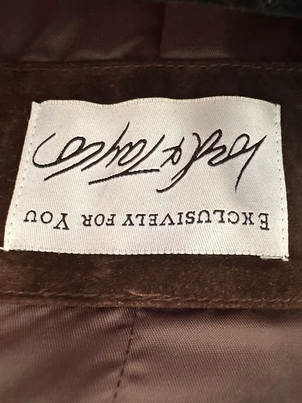 Lord & Taylor Brown Genuine Suede Leather Shirt Jacket Fully Lined size S* - Image 10