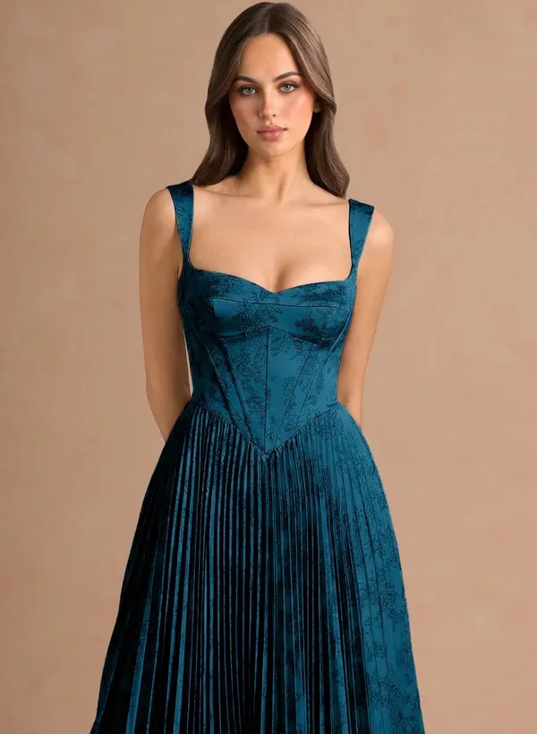 Azazie Isonelle blue ballgown - Image 5