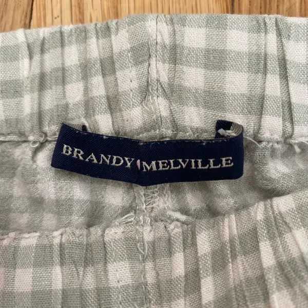 Brandy Melville Gingham Checkered Shorts - Image 2