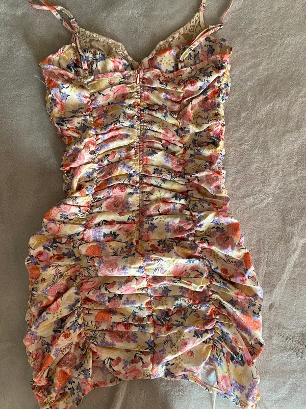 Strangers & Lovers Satin Bow Dress - Image 6