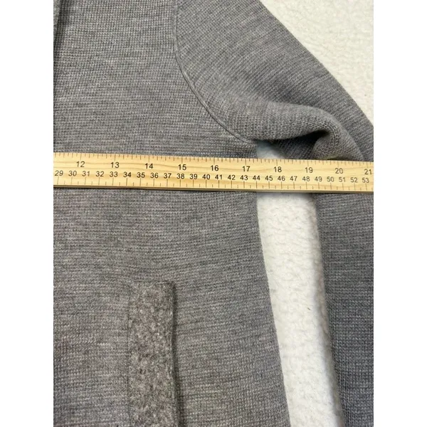J Crew Jacket Womens Small Gray‎ Wool Double Breasted Peacoat Button Closure Gray - Image 5