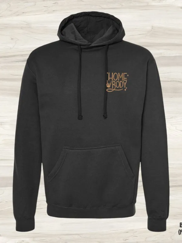 NWT Tultex Homebody Social Club Unisex Graphic Hoody Black Size 3XL - Image 4