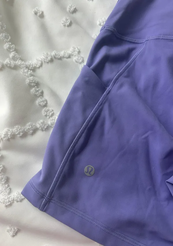 Lululemon Purple  Biker Shorts - Image 3