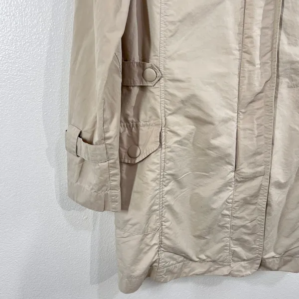 Columbia Omni-Shield Women's Jacket Beige‎ Lightweight Rain Coat Hooded Medium - Image 12