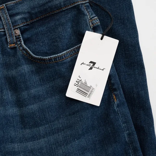 7 For All Mankind - Alexa Crop Straight Leg‎ Jeans - Image 6