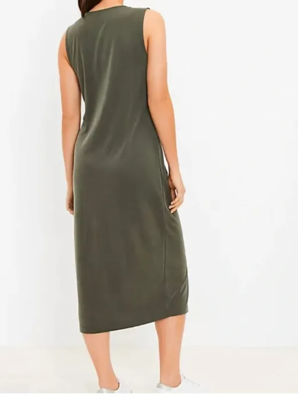 LOFT Lou & Tie Waist Midi Dress - Image 3