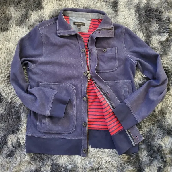 BANANA REPUBLIC cotton contrast utility jacket L - Image 7