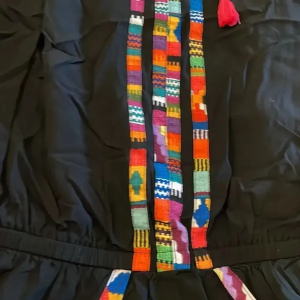 Nanette Lepore Women’s Black & Colorful Shorts Romper - Image 2