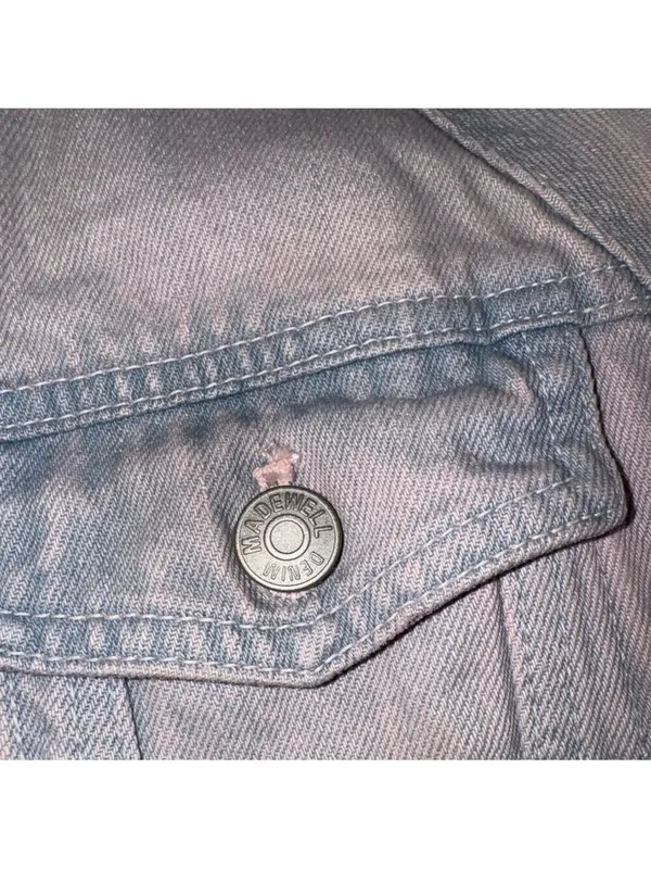 Madewell The Raglan Oversized Jean Jacket: Overdyed Edition Size Small - Image 9