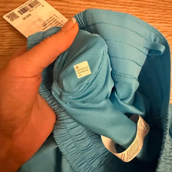 Lululemon High-Rise Hotty Hot Shorts 4” 4 - Kayak Blue - Image 3