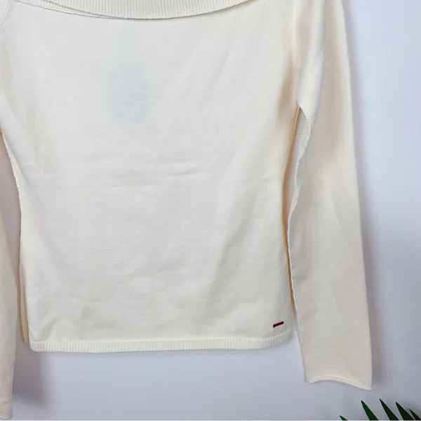 n:Philanthropy Essex Cold Shoulder Sweater Top in Pearl White NWT - Image 3