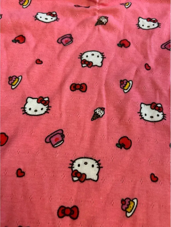 A18 Hello kitty pink T-shirt cute - Image 2