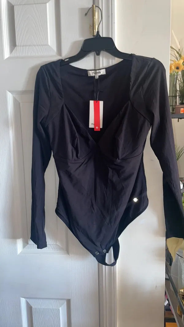 Popilush Black Bodysuit - Image 10