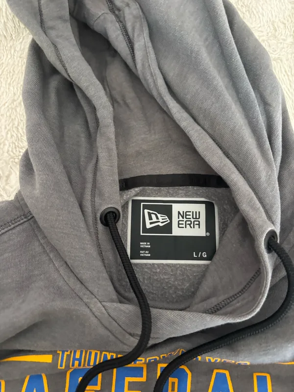 new era hoodie lightweight Gray Size L - Image 2