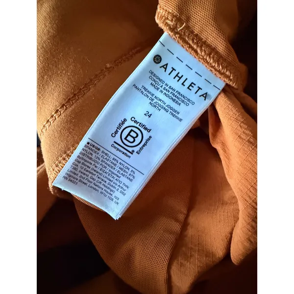 Athleta Trekkie North Joggers Spiced Ochre Orange Plus Size 24 Hiking Travel - Image 4
